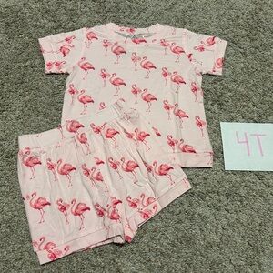 Kate Quinn Retro Shortie Set - Flamingo
